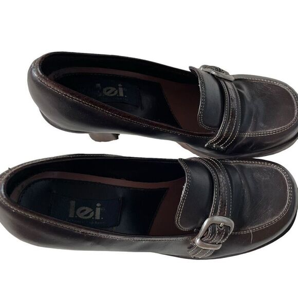 Vintage Y2K LEI Courts Platform Bratz Chunky Heeled Platform Heels - Picture 5 of 6